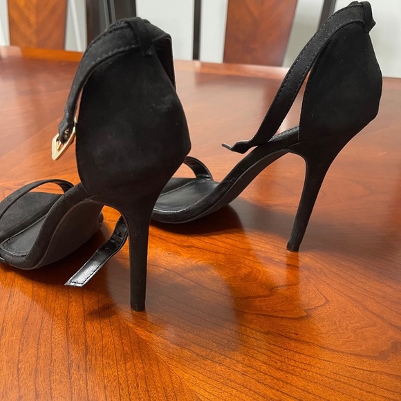 Lulus Women's Ankle Strap Heels Sandals Black Party Elegant Classic Size 7.5 - Picture 3 of 8